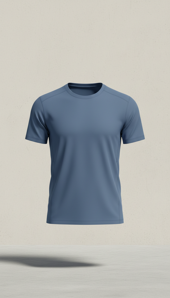 Camiseta atlética azul pizarra