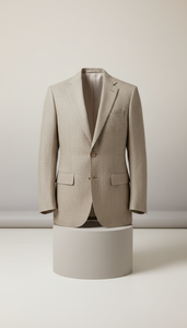 blazer de lino entallado